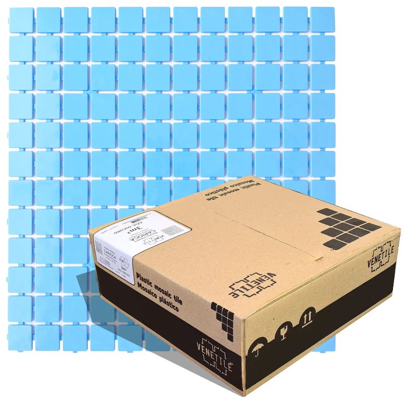 Revestimiento Plástico Venecita Celeste Claro 3m2