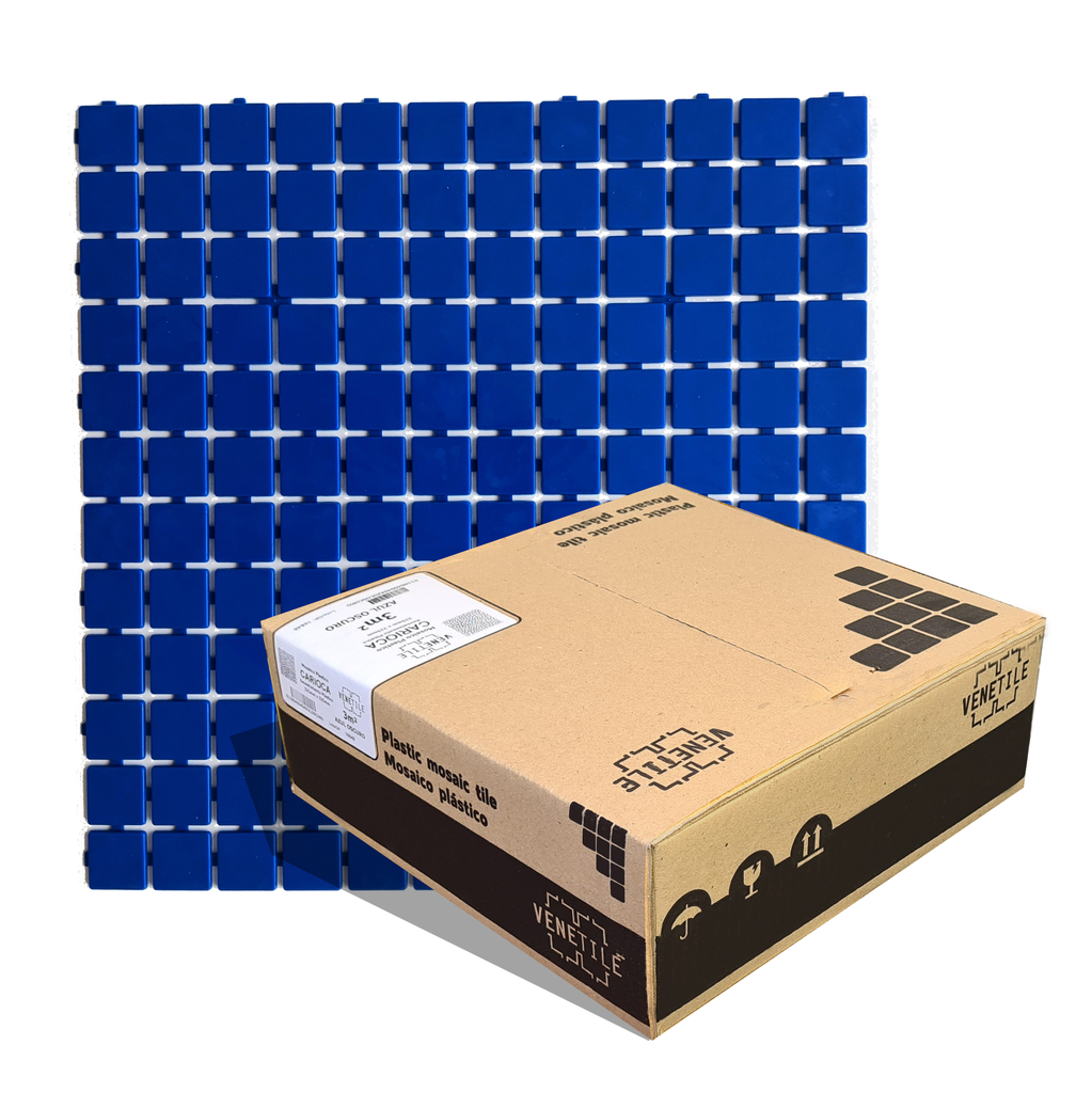 Revestimiento Plástico Venecita Azul Oscuro 3m2