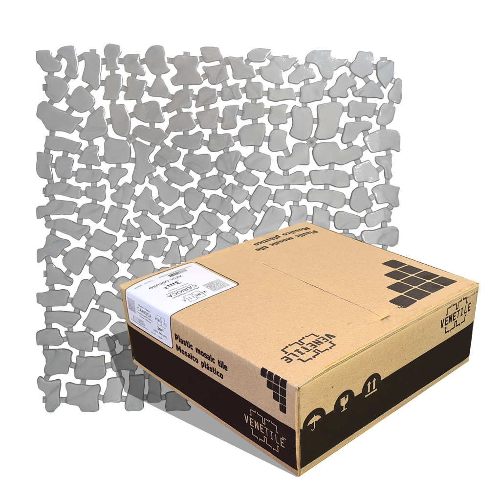 Revestimiento Plástico Stone Gris Perlado 3m2