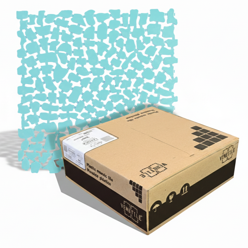 Revestimiento Plástico Stone Celeste Claro 3m2