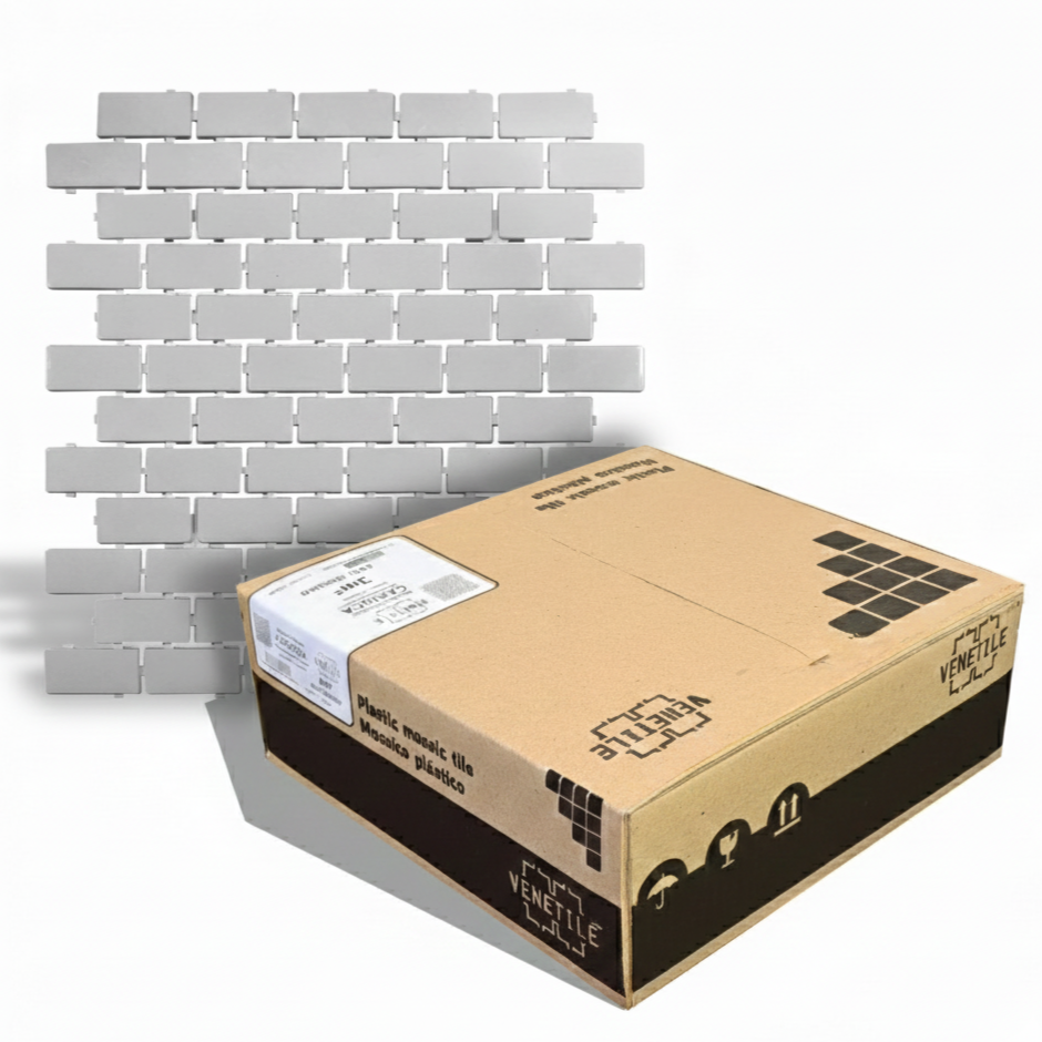 Revestimiento Plástico Brick Gris 3m2