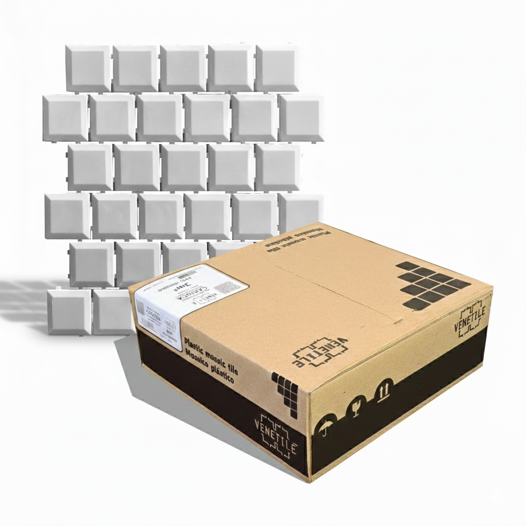 Revestimiento Plástico Vintage Blanco 3m2