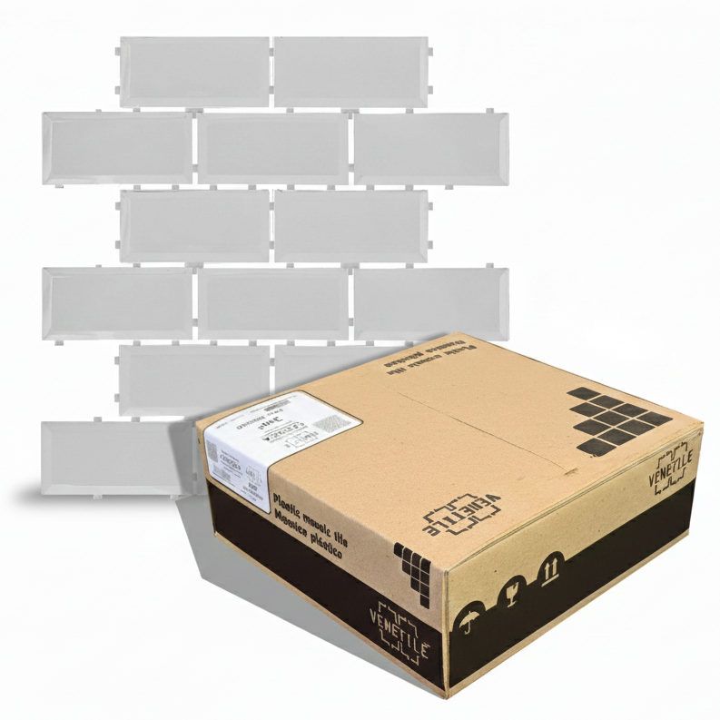 Revestimiento Plástico Subway Blanco 2,74m2