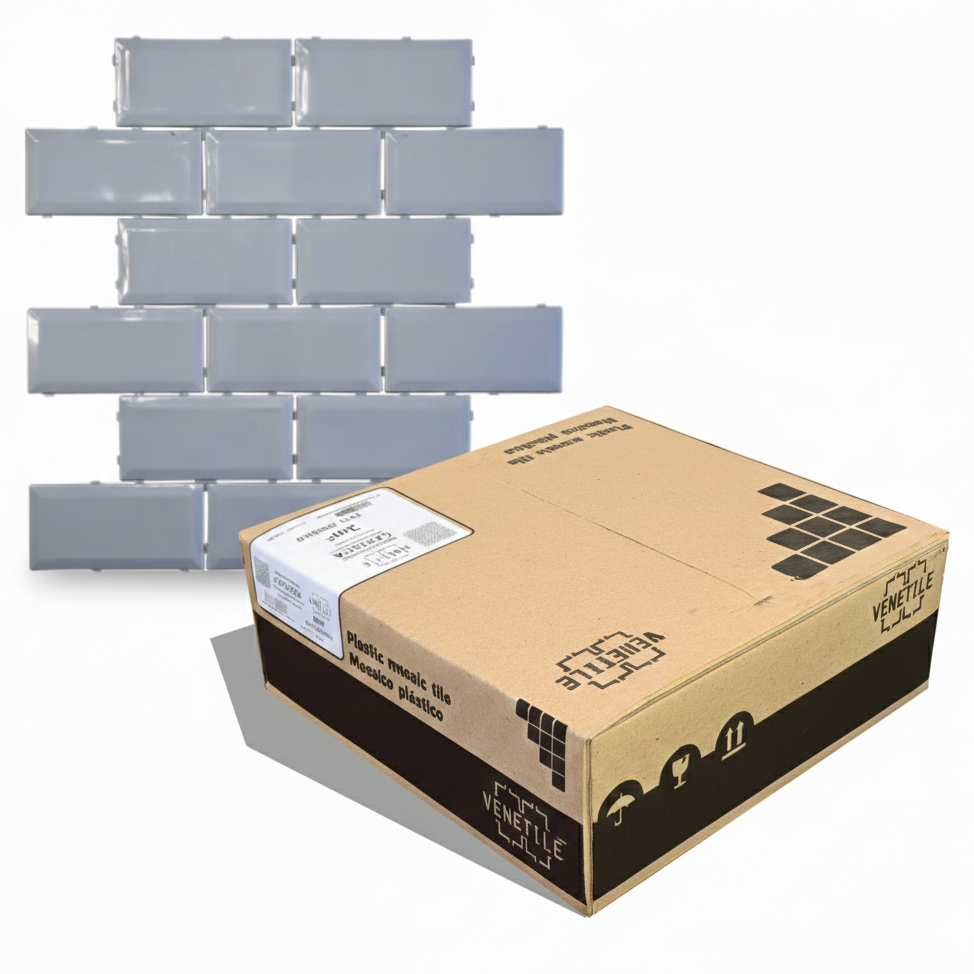 Revestimiento Plástico Subway Gris 2,74m2