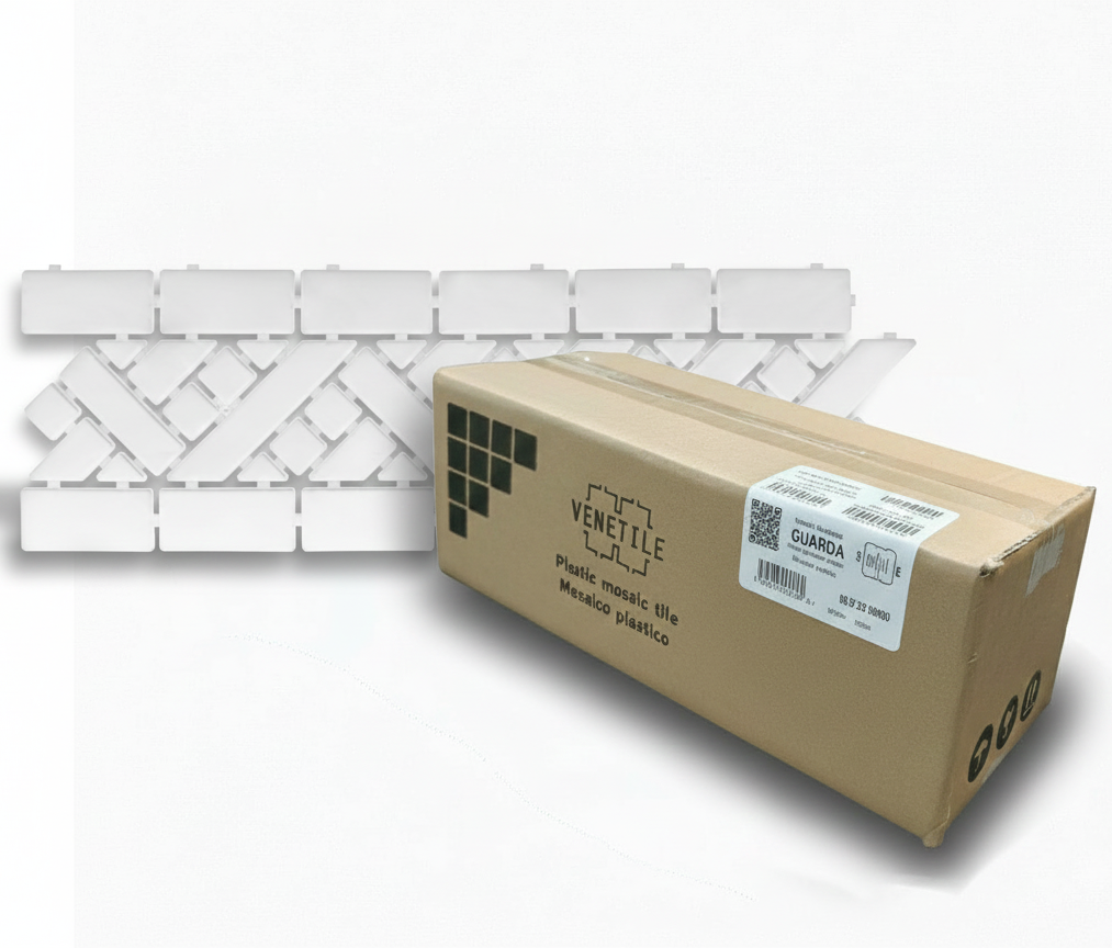 Revestimiento Plástico Guarda Angosta Blanco 10m