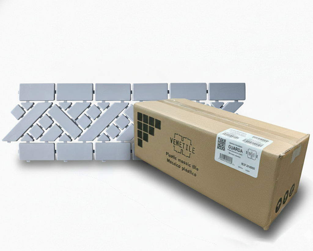 Revestimiento Plástico Guarda Angosta Gris 10m