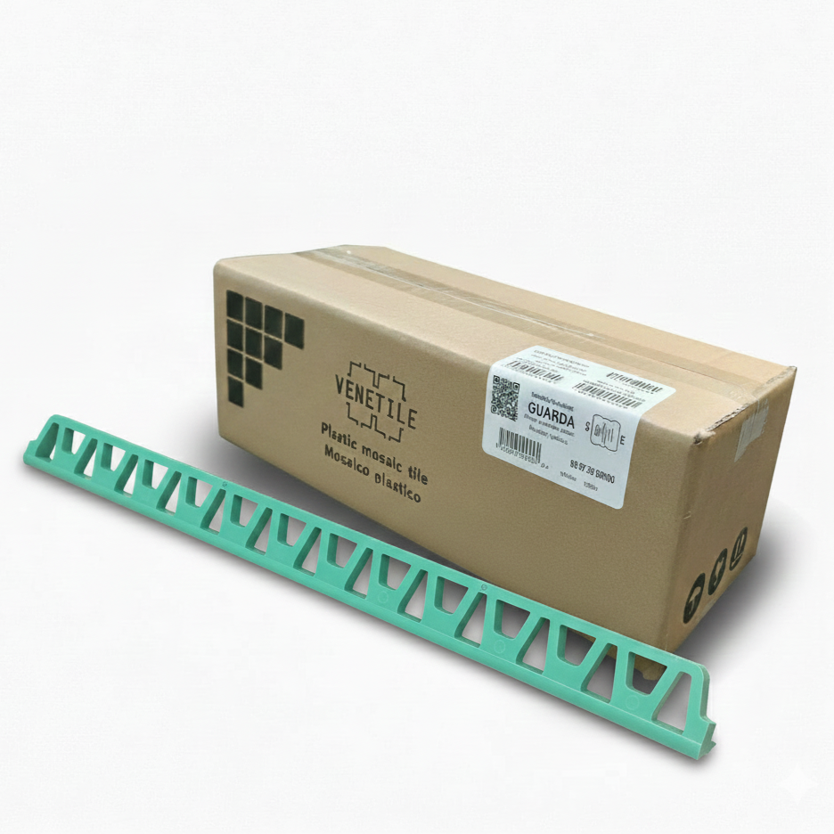 Revestimiento Plástico Guarda Canto Verde Agua 48,75m