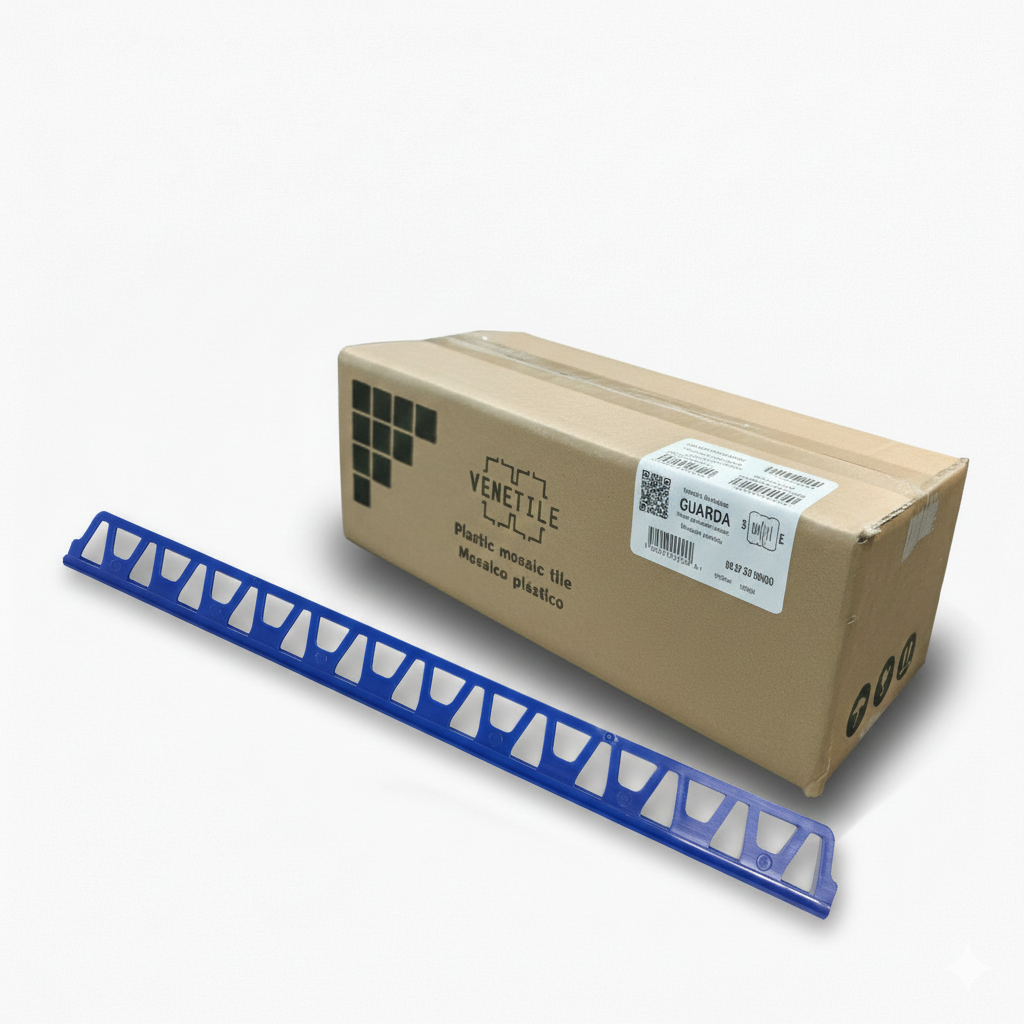 Revestimiento Plástico Guarda Canto Azul Oscuro 48,75m