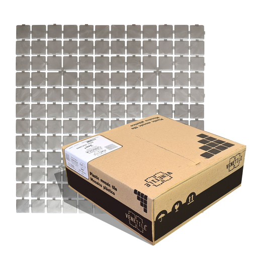 [A19A2H] Revestimiento Plástico Venecita Gris Perlado 3m2