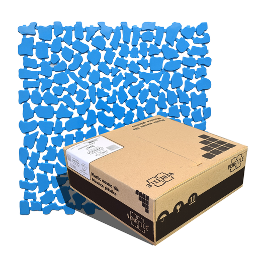 [A19B2F] Revestimiento Plástico Stone Celeste 3m2