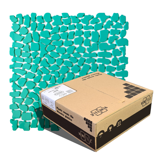 [A19B2K] Revestimiento Plástico Stone Verde Agua 3m2