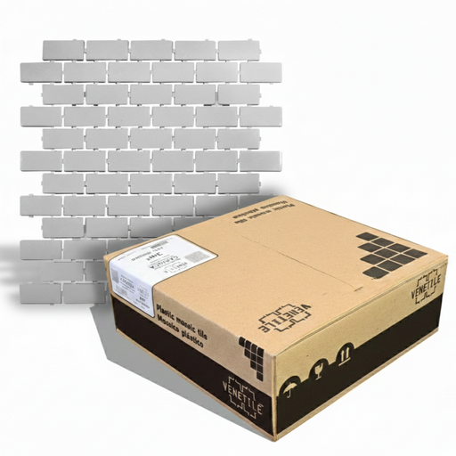 [A19C2J] Revestimiento Plástico Brick Gris 3m2