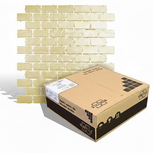 [A19C2Q] Revestimiento Plástico Brick Arena Perlado 3m2