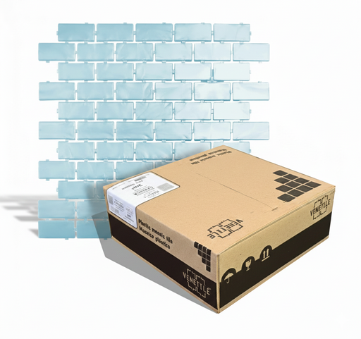 [A19C2S] Revestimiento Plástico Brick Aqua 3m2