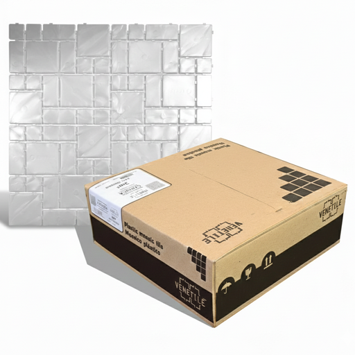 [A19D2G] Revestimiento Plástico French Blanco Perlado 3m2