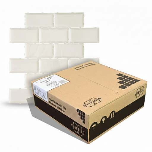 [A19F1G] Revestimiento Plástico Subway Blanco Perlado 2,74m2