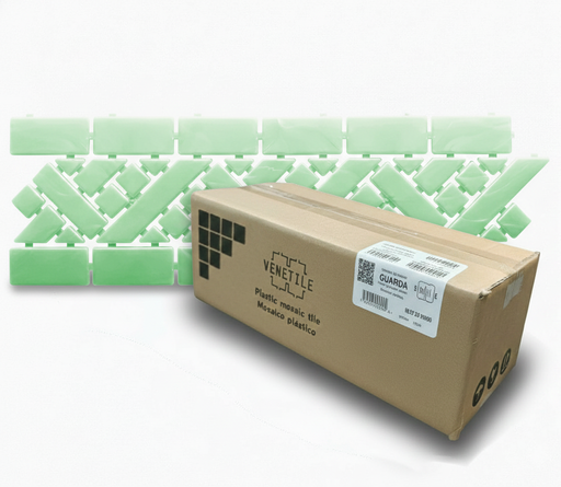 [A19G1R] Revestimiento Plástico Guarda Angosta Esmeralda 10m