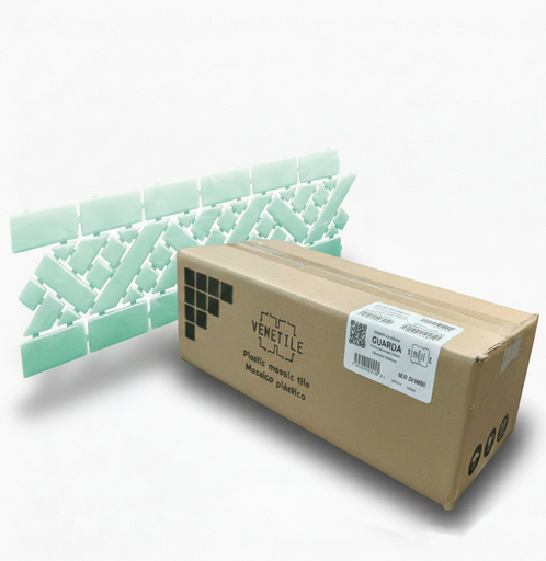 [A19G1S] Revestimiento Plástico Guarda Angosta Aqua 10m