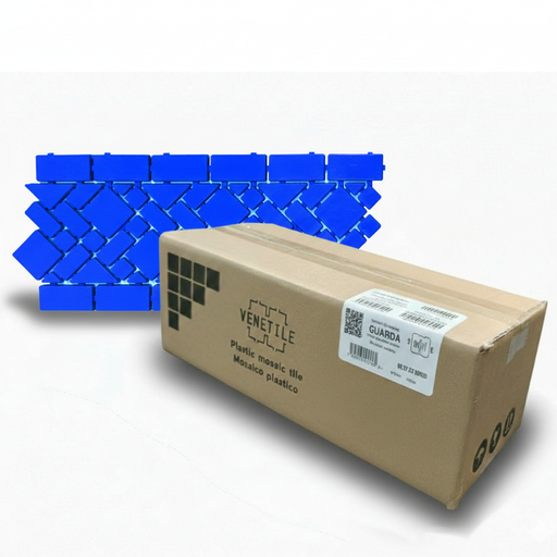 [A19H1N] Revestimiento Plástico Guarda Ancha Azul Oscuro 10m