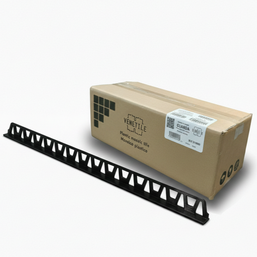 [A19I2C] Revestimiento Plástico Guarda Canto Negro 48,75m